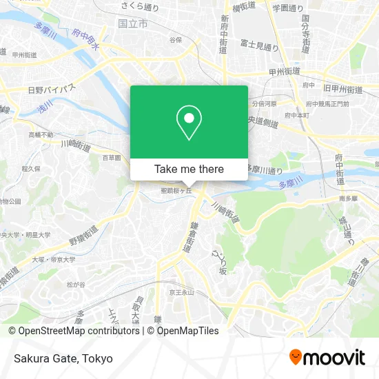 Sakura Gate map