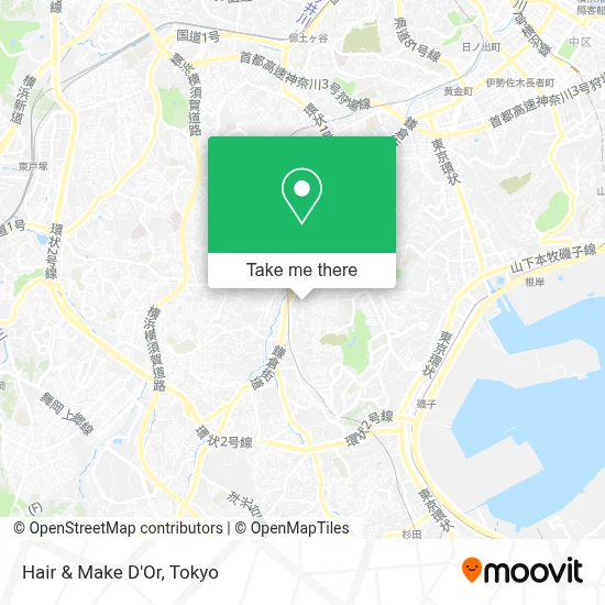 Hair & Make D'Or map