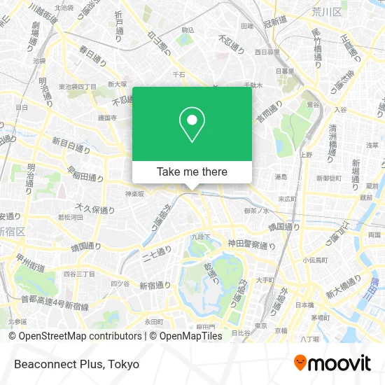 Beaconnect Plus map