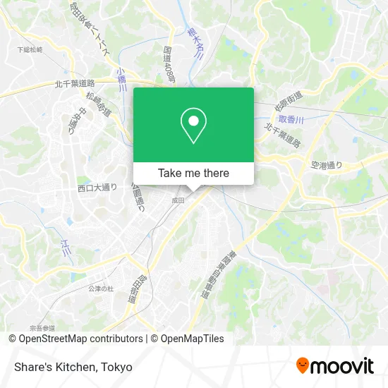Share's Kitchen map