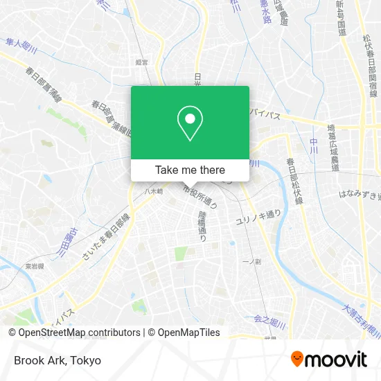 Brook Ark map