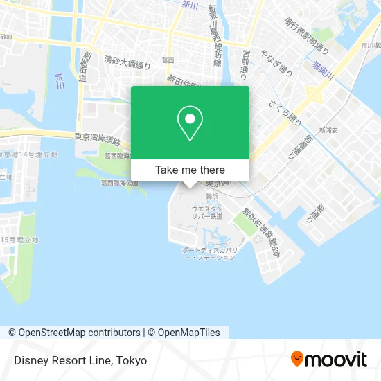 Disney Resort Line map