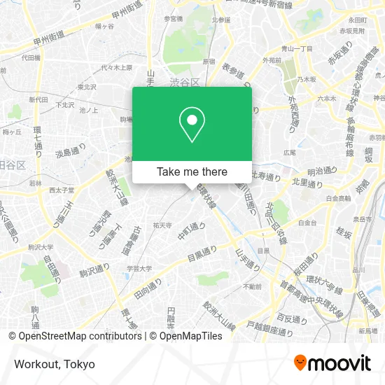 Workout map