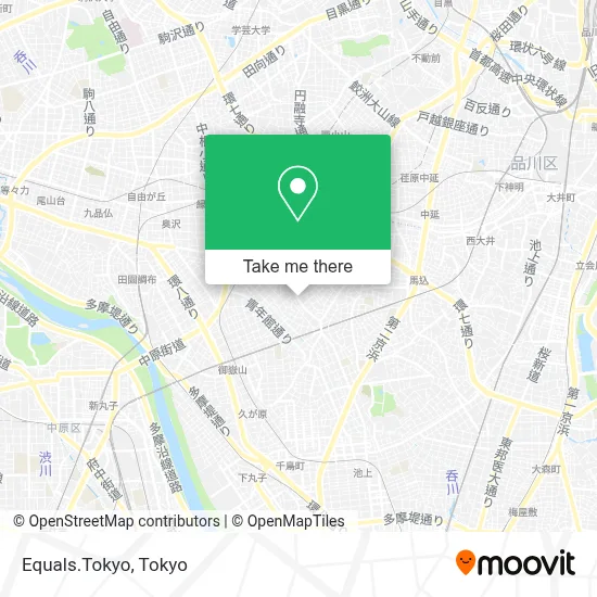 Equals.Tokyo map