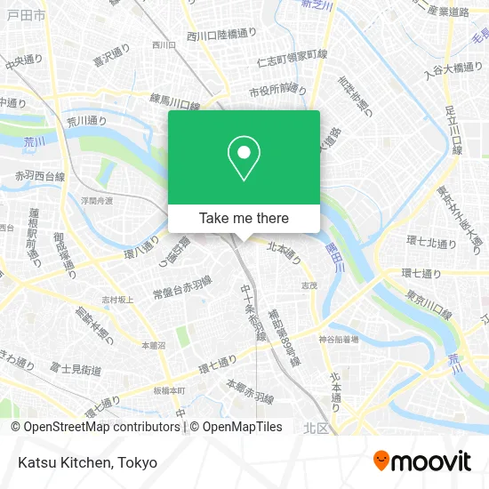 Katsu Kitchen map