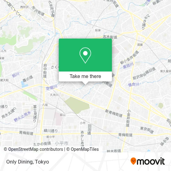 Only Dining map