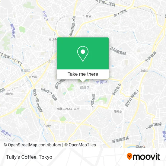 Tully's Coffee map