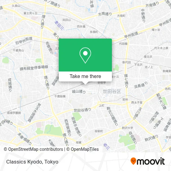 Classics Kyodo map