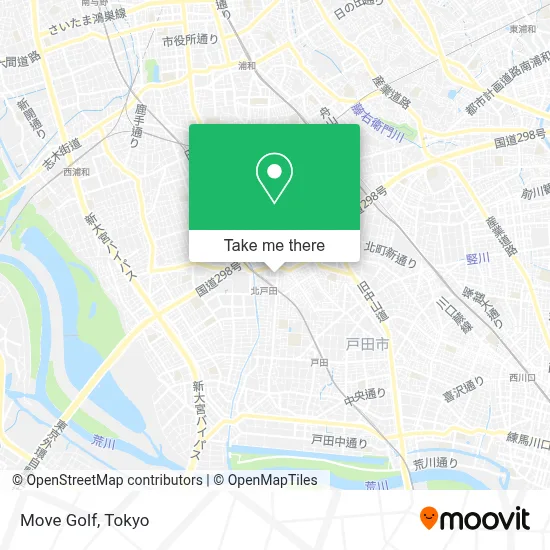 Move Golf map