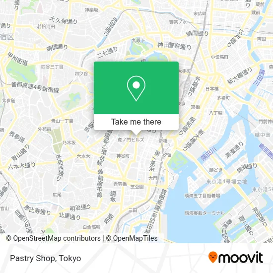 Pastry Shop map