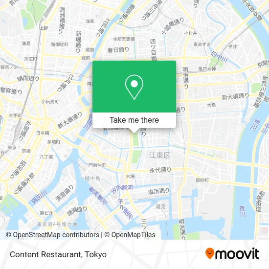 Content Restaurant map