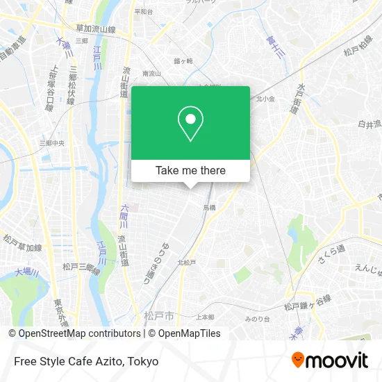 Free Style Cafe Azito map