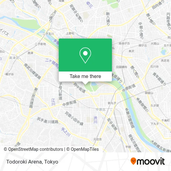 Todoroki Arena map