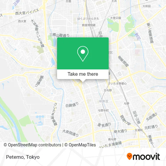 Petemo map