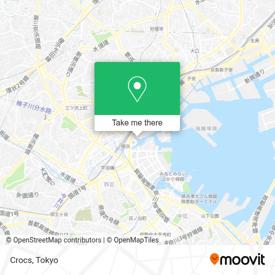 Crocs map