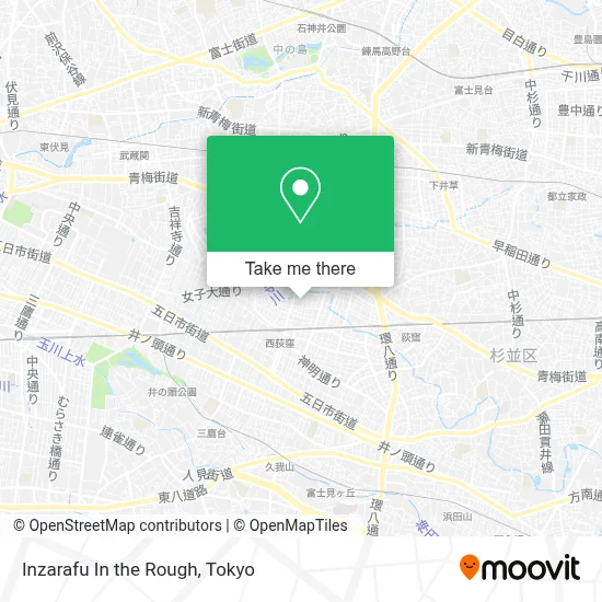 Inzarafu In the Rough map