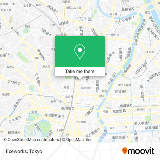 Exeworks map