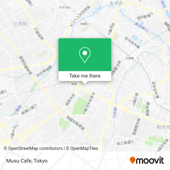 Musu Cafe map