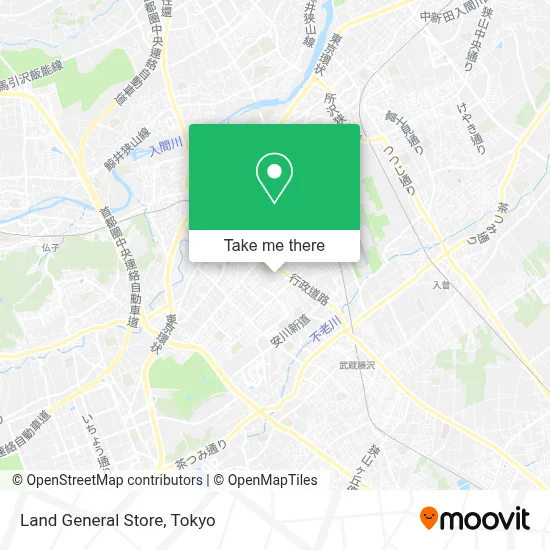 Land General Store map