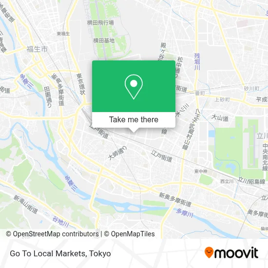 Go To Local Markets map
