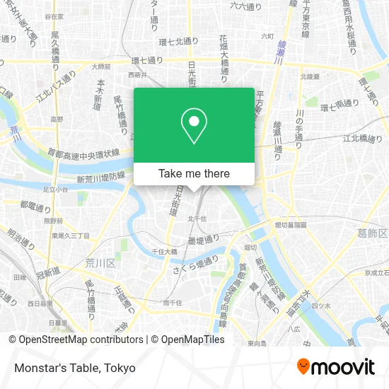 Monstar's Table map