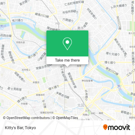 Kitty's Bar map