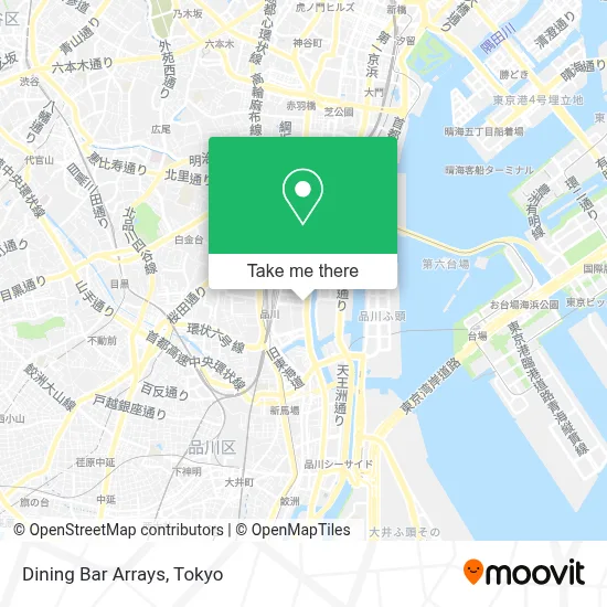Dining Bar Arrays map