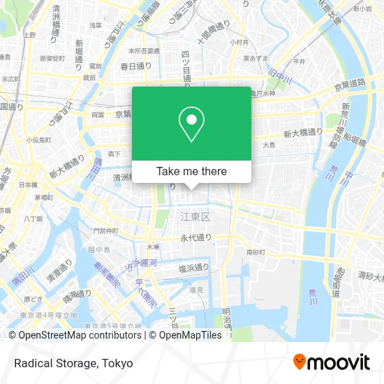 Radical Storage map