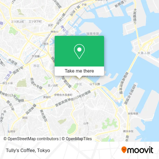 Tully's Coffee map
