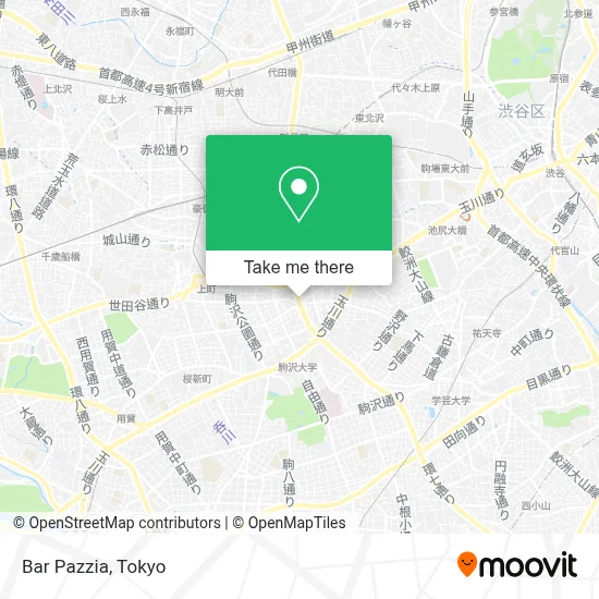 Bar Pazzia map