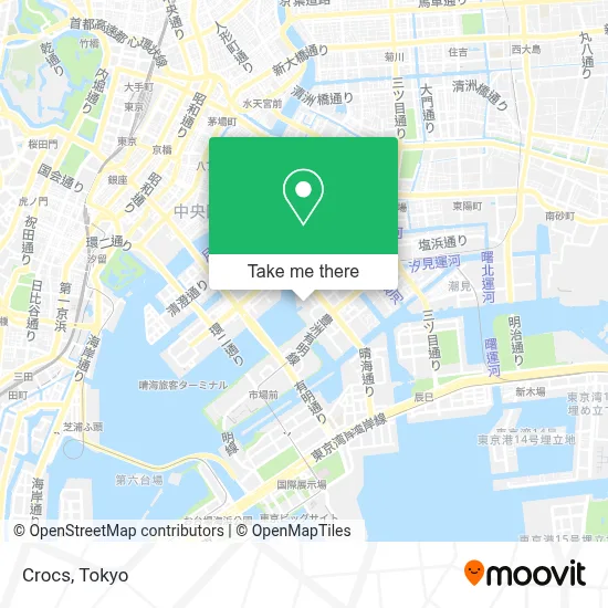 Crocs map