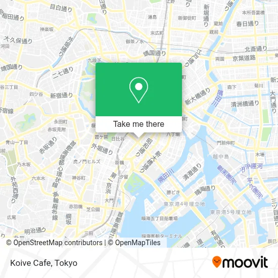 Koive Cafe map