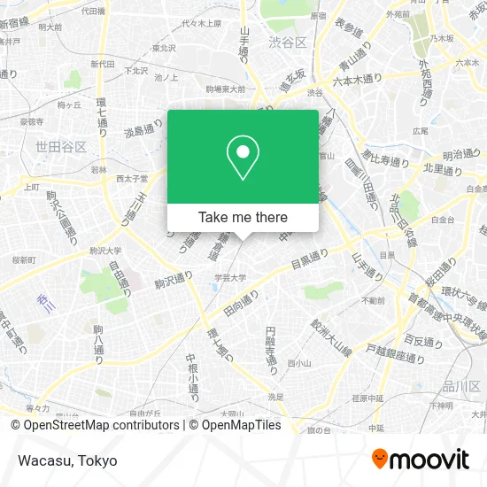 Wacasu map