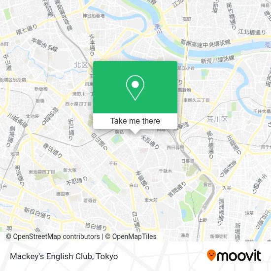 Mackey's English Club map