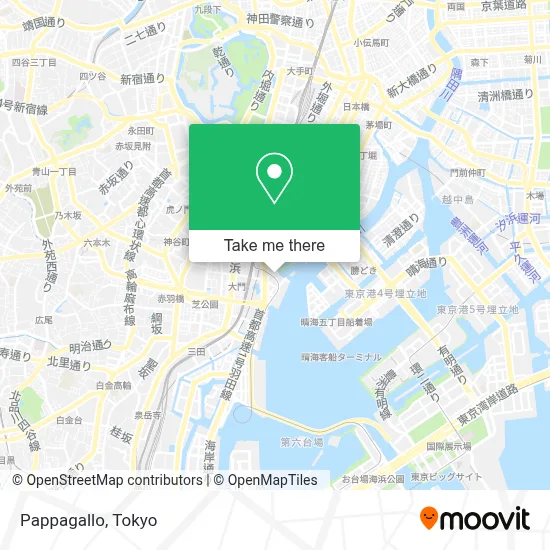 Pappagallo map