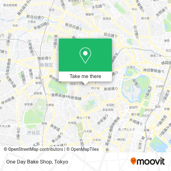 One Day Bake Shop map