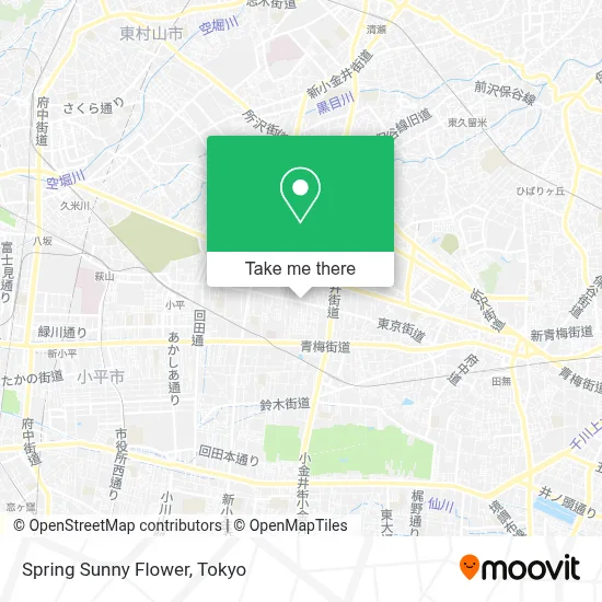 Spring Sunny Flower map