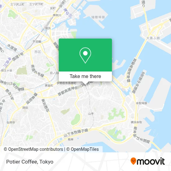 Potier Coffee map