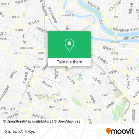 Studio67 map