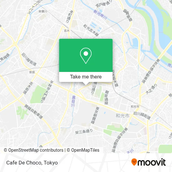 Cafe De Choco map