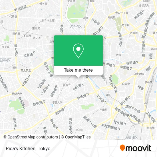 Rica's Kitchen map