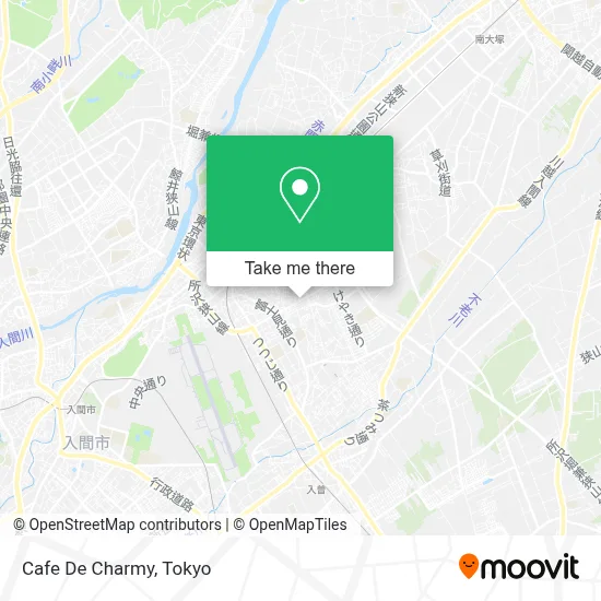 Cafe De Charmy map