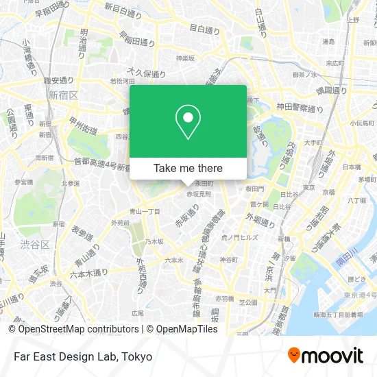 Far East Design Lab map