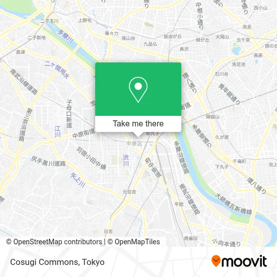 Cosugi Commons map