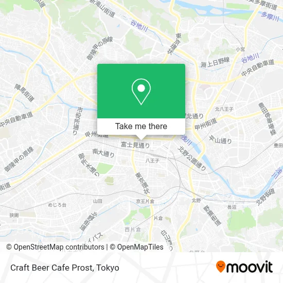 Craft Beer Cafe Prost map