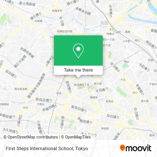 First Steps International School map