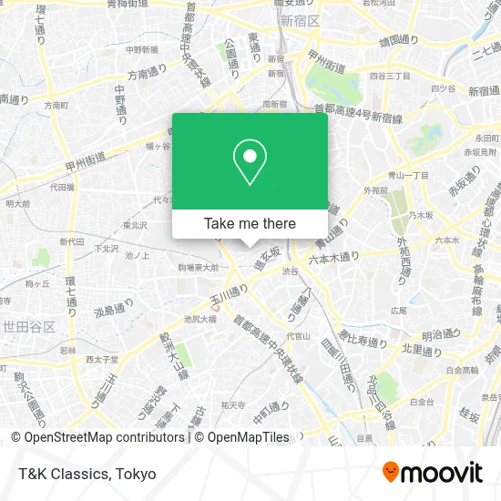 T&K Classics map