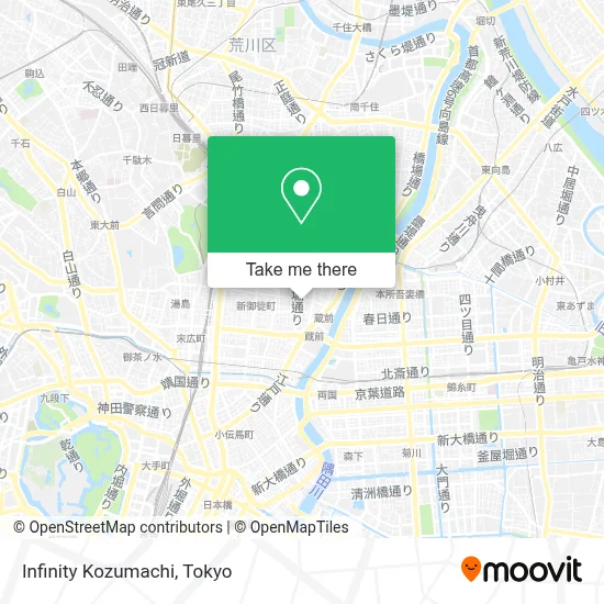 Infinity Kozumachi map