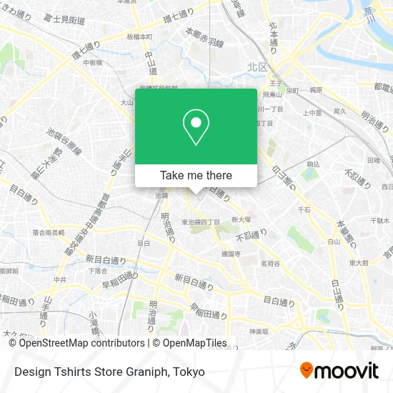 Design Tshirts Store Graniph map
