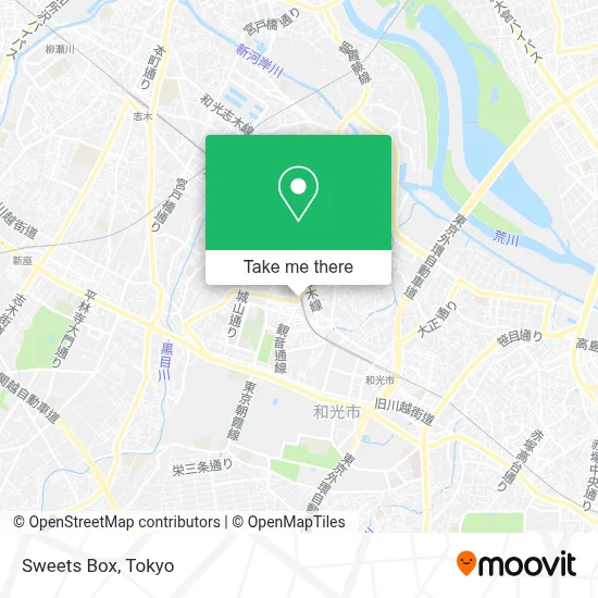 Sweets Box map